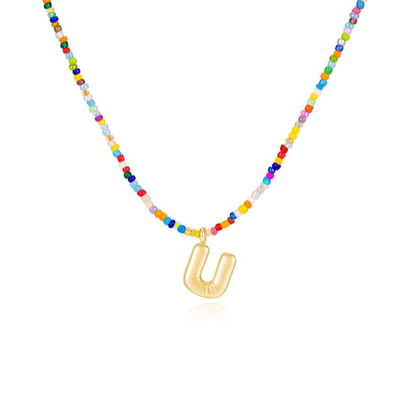 MACY™ - Colourful Bubble Letter Necklace