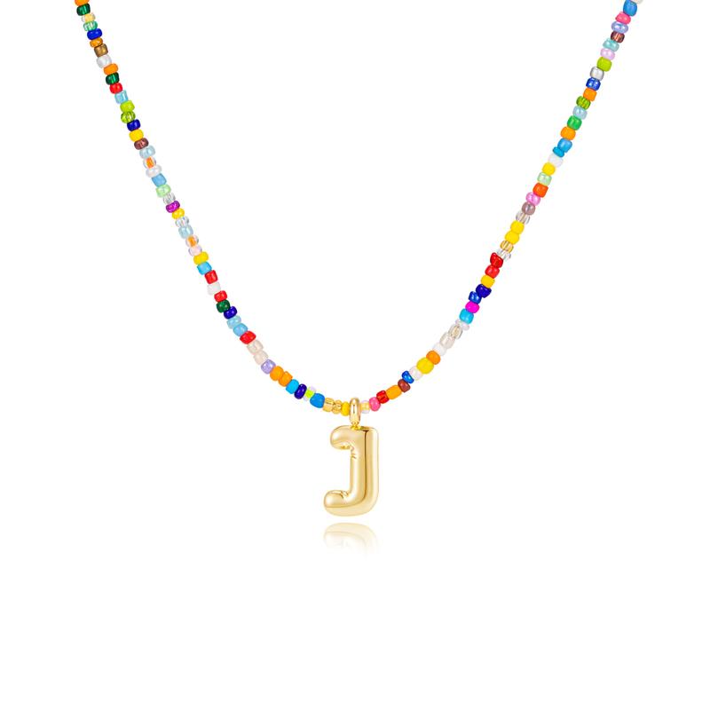 MACY™ - Colourful Bubble Letter Necklace
