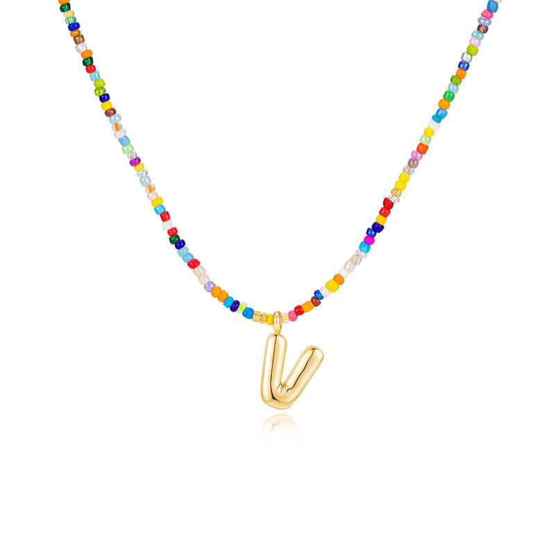MACY™ - Colourful Bubble Letter Necklace
