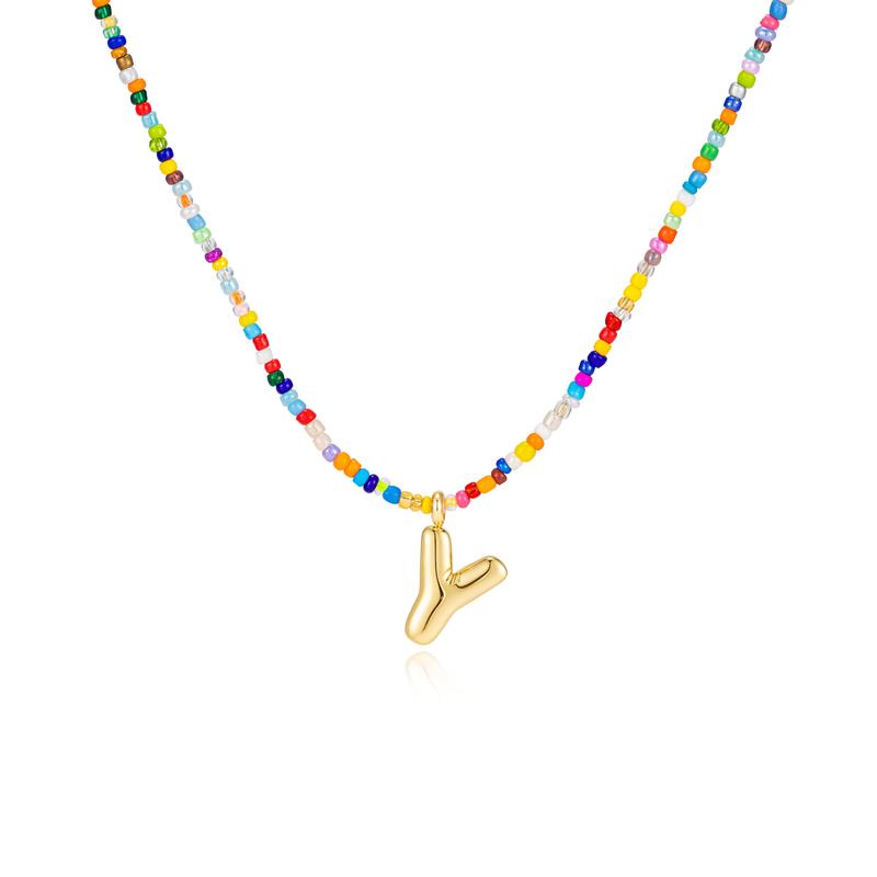 MACY™ - Colourful Bubble Letter Necklace