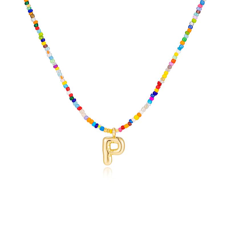 MACY™ - Colourful Bubble Letter Necklace