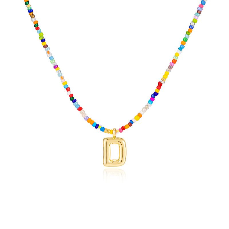 MACY™ - Colourful Bubble Letter Necklace