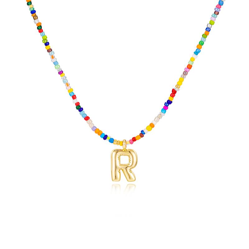 MACY™ - Colourful Bubble Letter Necklace