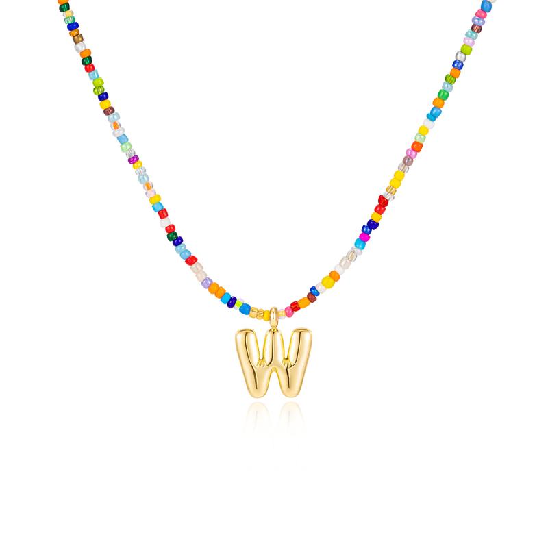 MACY™ - Colourful Bubble Letter Necklace