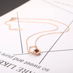 CYNTHIA™ – Roman Numeral Charm Necklace