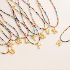 MACY™ - Colourful Bubble Letter Necklace