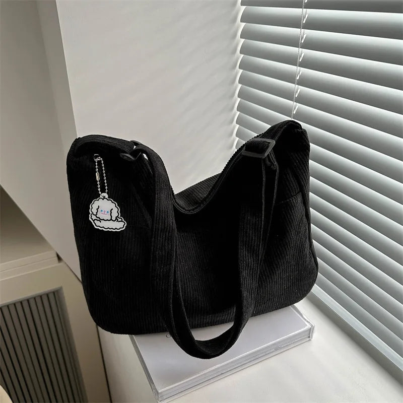 Lillian Corduroy Shoulder Bag