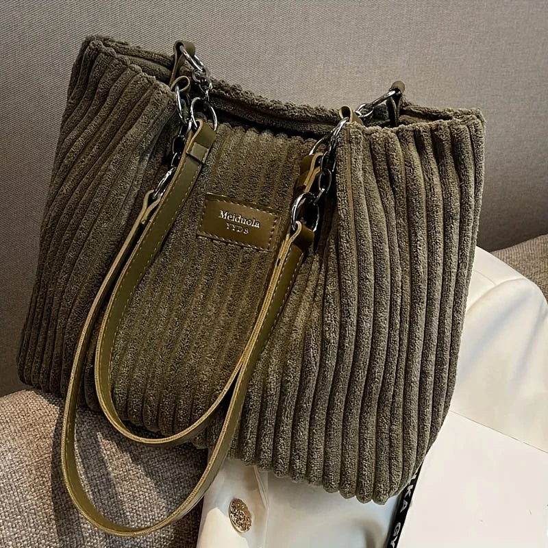 Florence Corduroy Shoulder Bag
