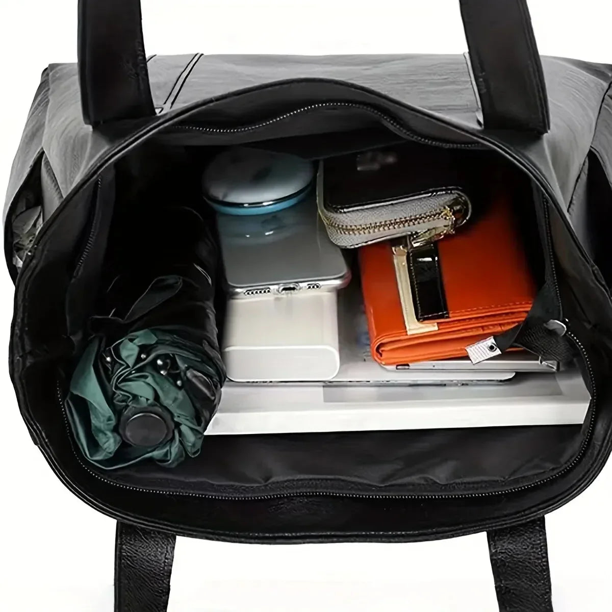 Edith Classic Leather Tote