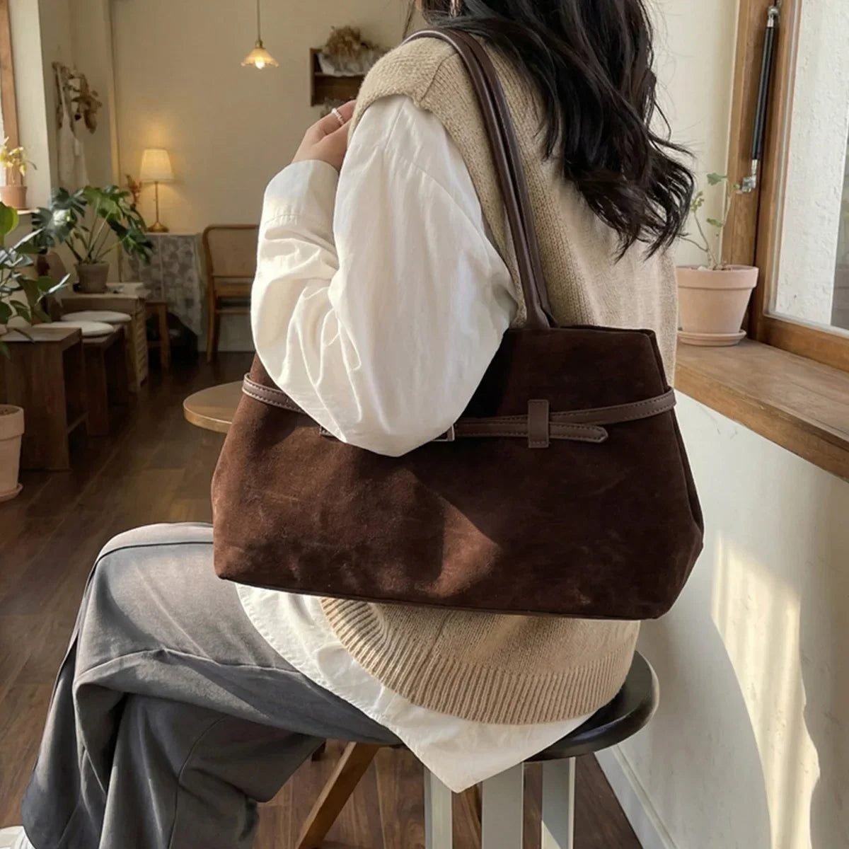 Dorothy Suede Day Bag