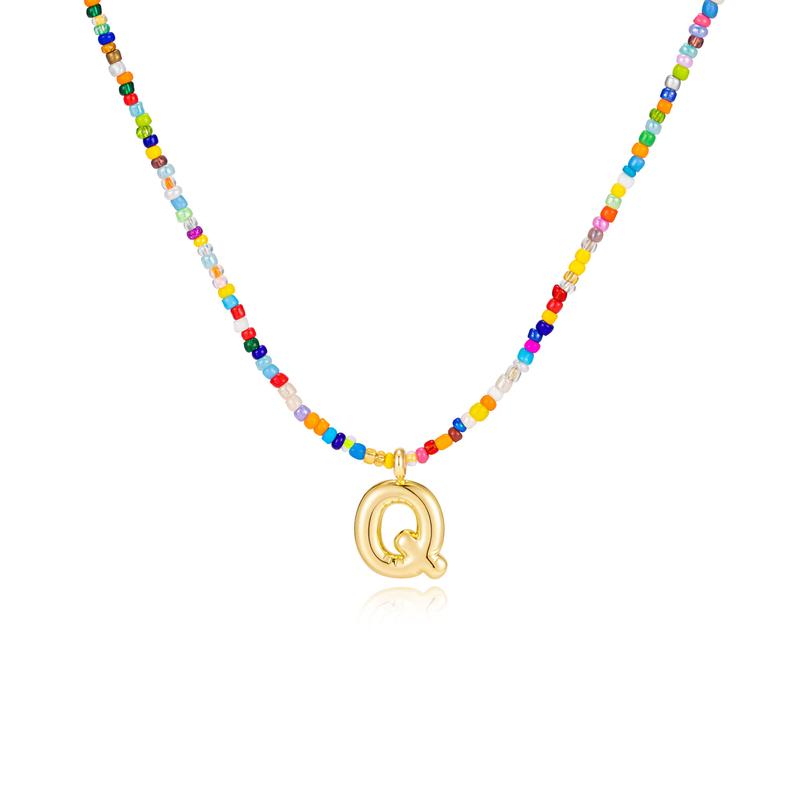 MACY™ - Colourful Bubble Letter Necklace