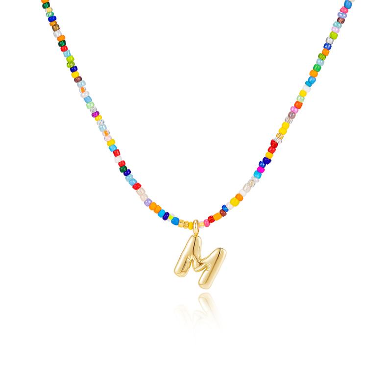 MACY™ - Colourful Bubble Letter Necklace