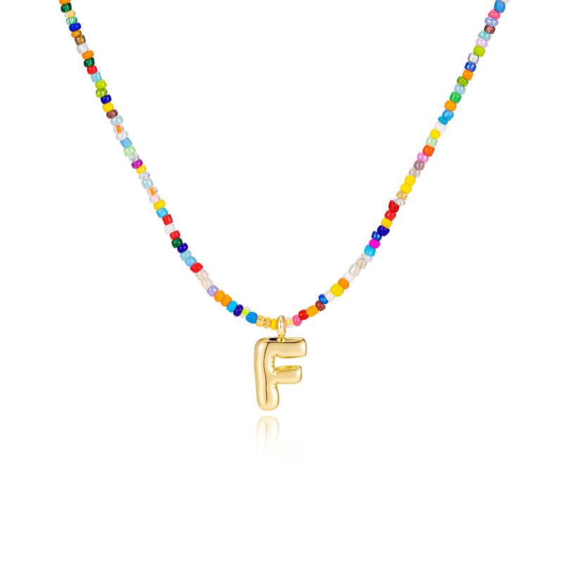 MACY™ - Colourful Bubble Letter Necklace