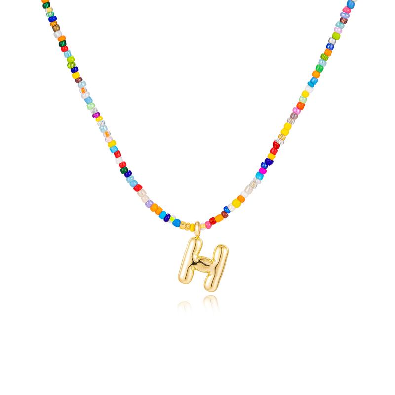 MACY™ - Colourful Bubble Letter Necklace