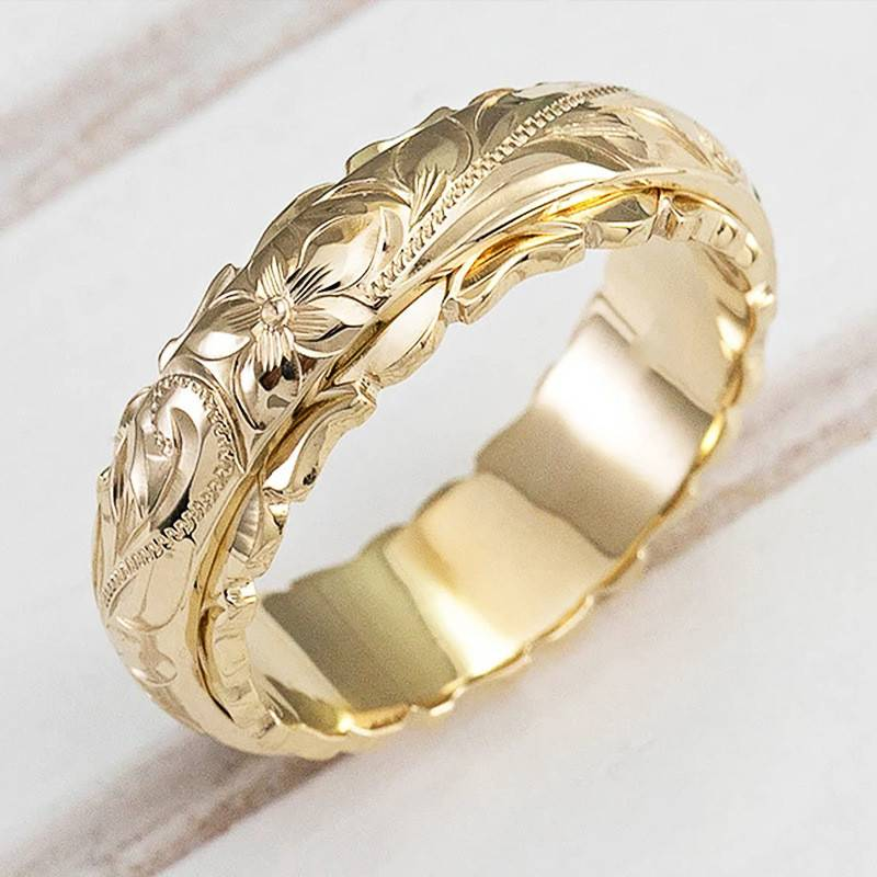 PAMELA™ - Vintage Gold Flower Ring